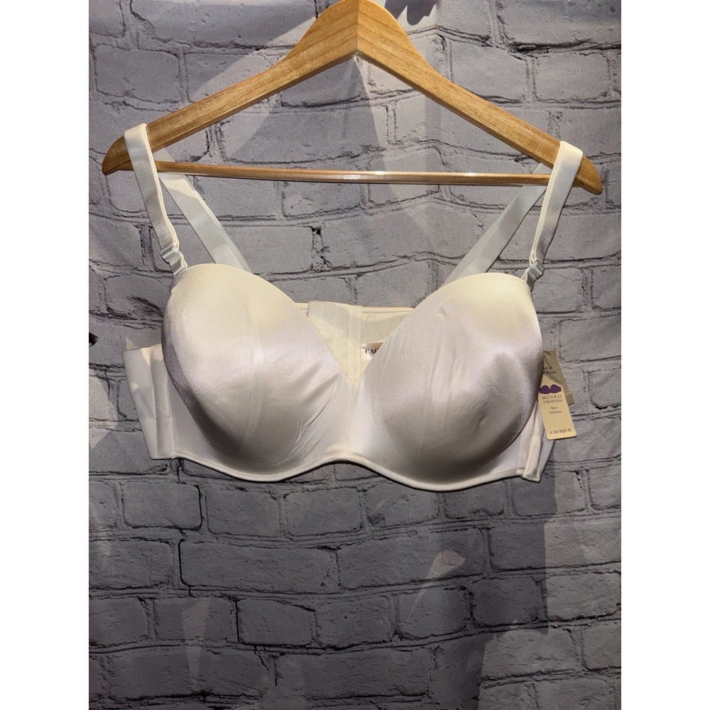 Cacique Women's Bra Cream 46C NWT Full Coverage. Beautiful